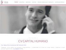 Tablet Screenshot of cvcapitalhumano.com